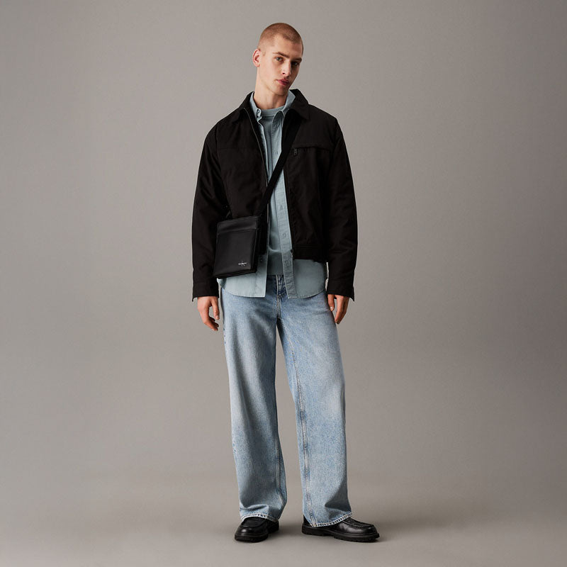 BANDOLERA MONO LOGO FLAT BLACK