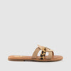 SANDALIA NOBUCK TAUPE LEOPARDO
