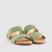 SANDALIA ELASTICOS KAKI