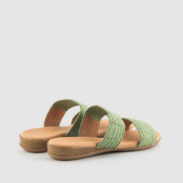 SANDALIA ELASTICOS KAKI