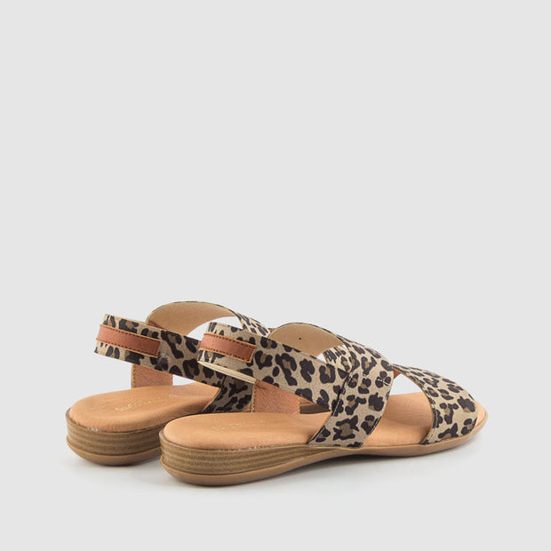 SANDALIA ELASTICO LEOPARDO