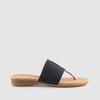 SANDALIA ELASTICO NEGRO