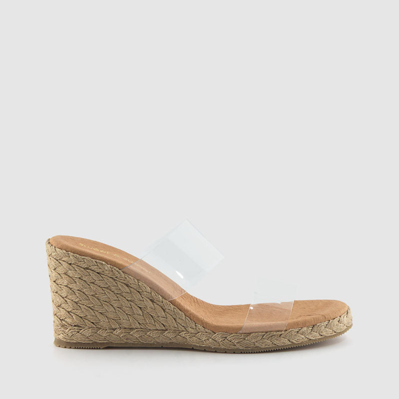 SANDALIA CUNYA VINILO TRANSPA