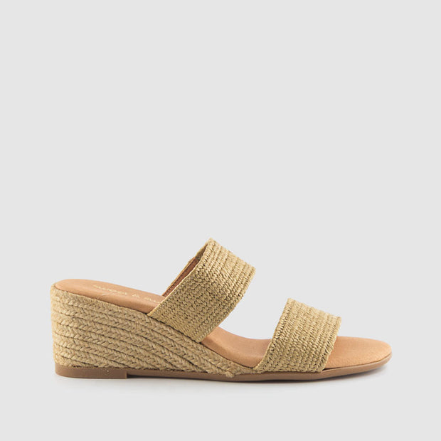 SANDALIA TRENZA RAFIA TAUPE