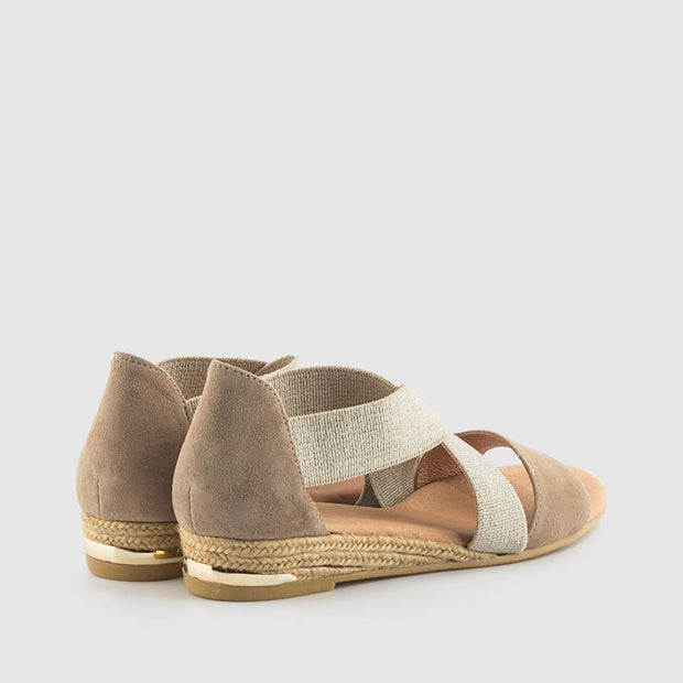 SANDALIA ANTE AFRICA TAUPE