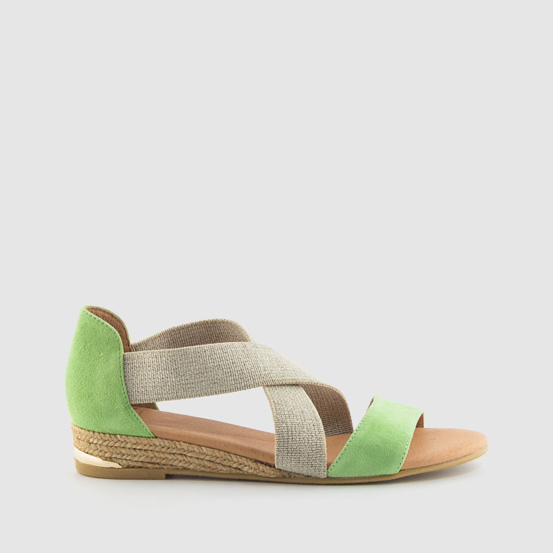 SANDALIA ANTE VERDE