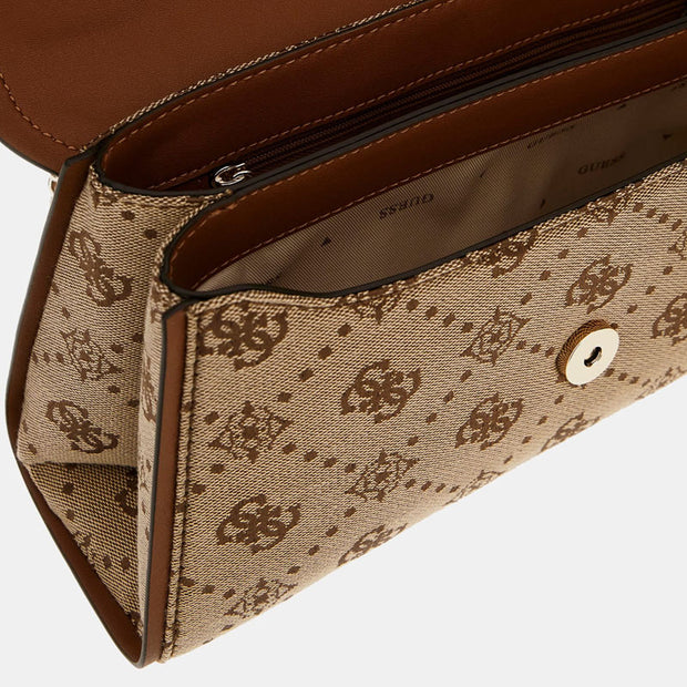 BOLSO CROSSBODY NEDA LOGO LATTE