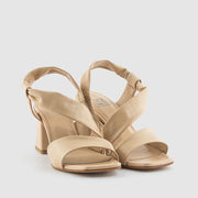 SANDALIA TACON PIEL CAMEL