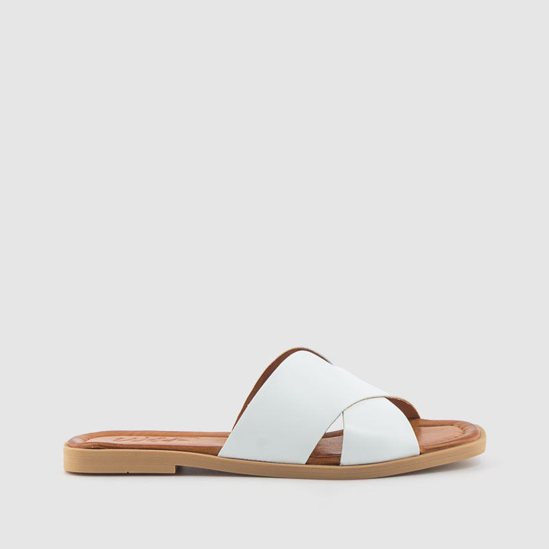 SANDALIA PIEL BLANCO