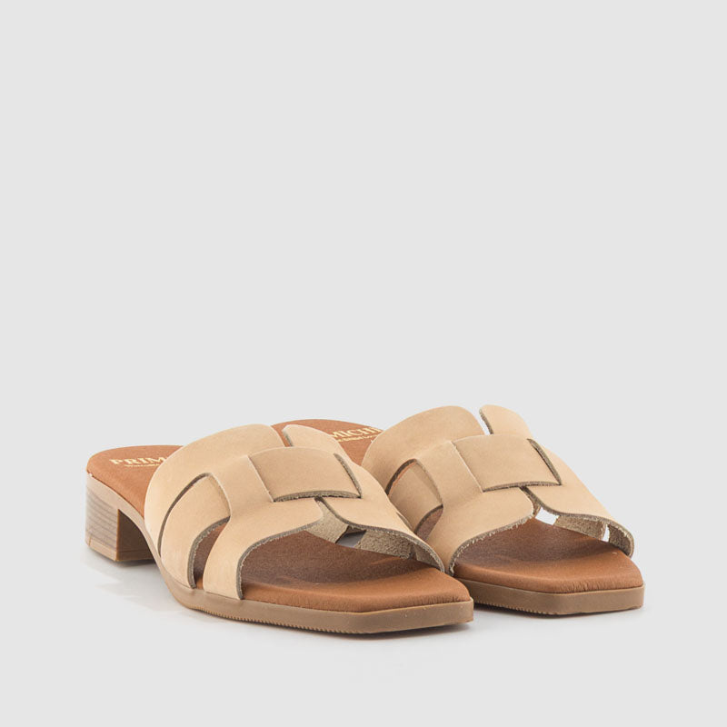 SANDALIA NOBUCK TAUPE