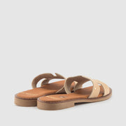SANDALIA TACHAS NOBUCK TAUPE