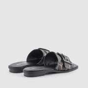 SANDALIA PIEL LEOPARDO