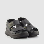 SANDALIA PIEL NEGRO