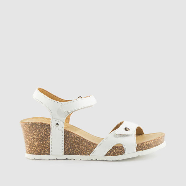 SANDALIA CUNYA PIEL BLANCO