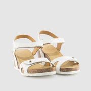 SANDALIA CUNYA PIEL BLANCO