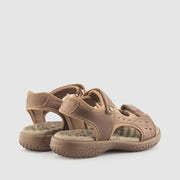 SANDALIA NOBUCK TAUPE
