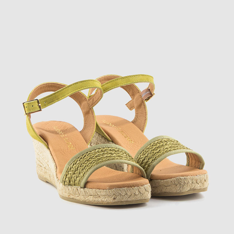 SANDALIA RAFIA VERDE