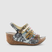 SANDALIA CORREAS PIEL GRIS