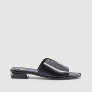SANDALIA TACHAS PIEL NEGRO