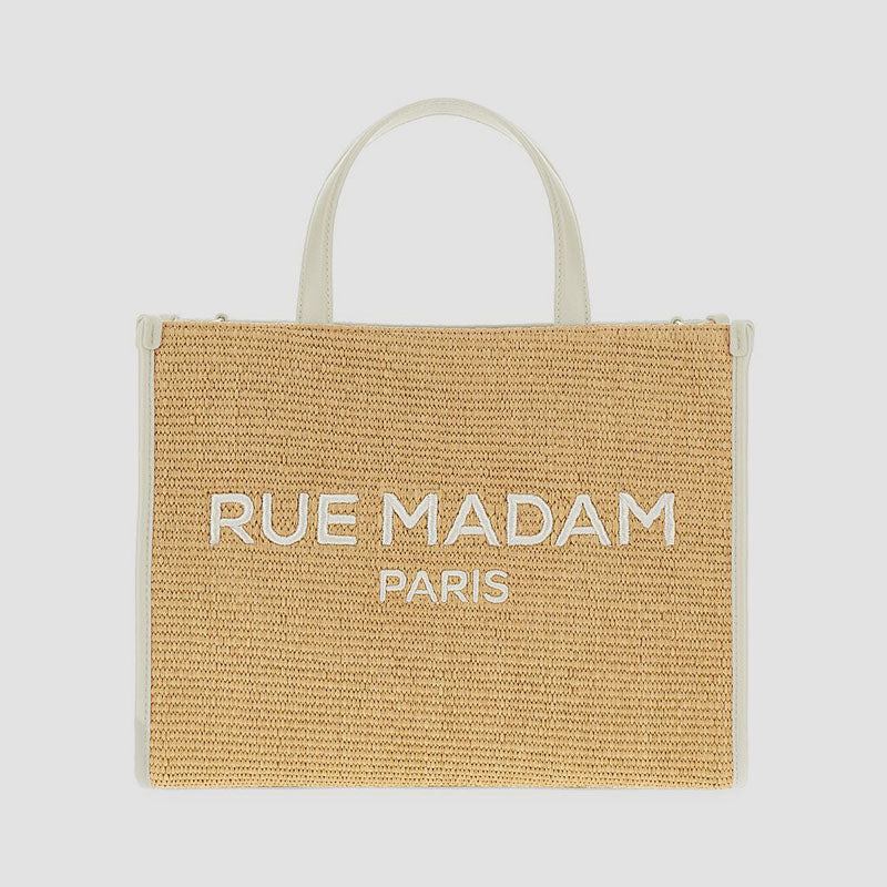 BOLSO TOTE GRANDE RAFIA ARENA