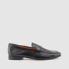 MOCASIN BANDA PIEL NEGRO