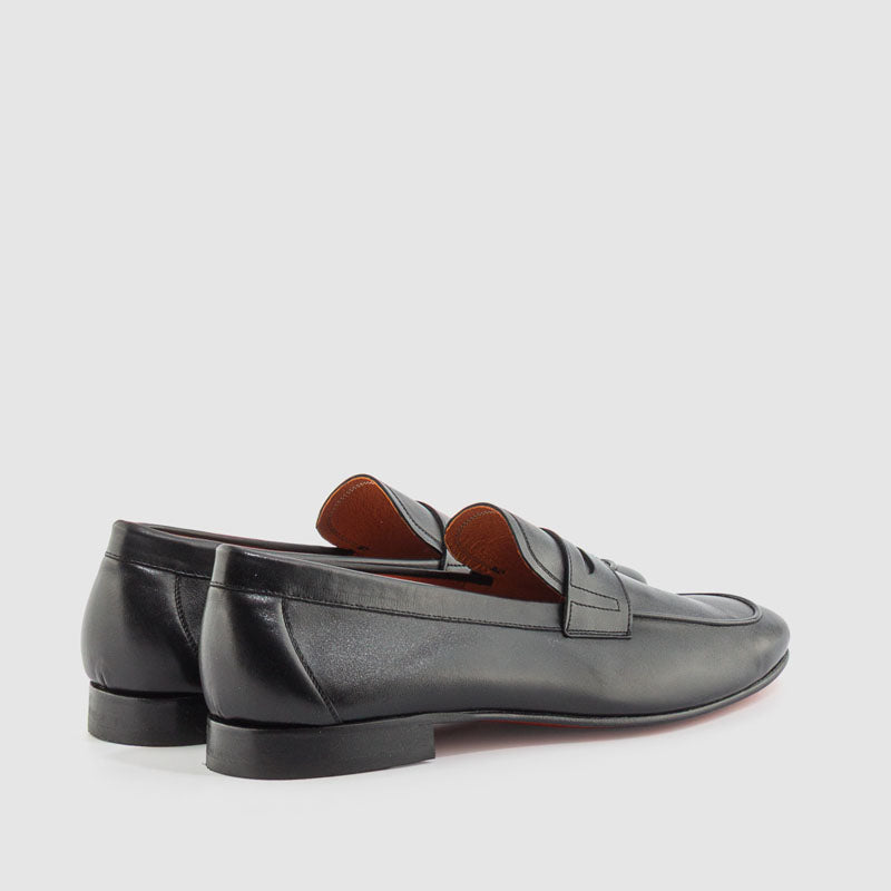 MOCASIN BANDA PIEL NEGRO