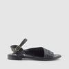 SANDALIA PIEL NEGRO