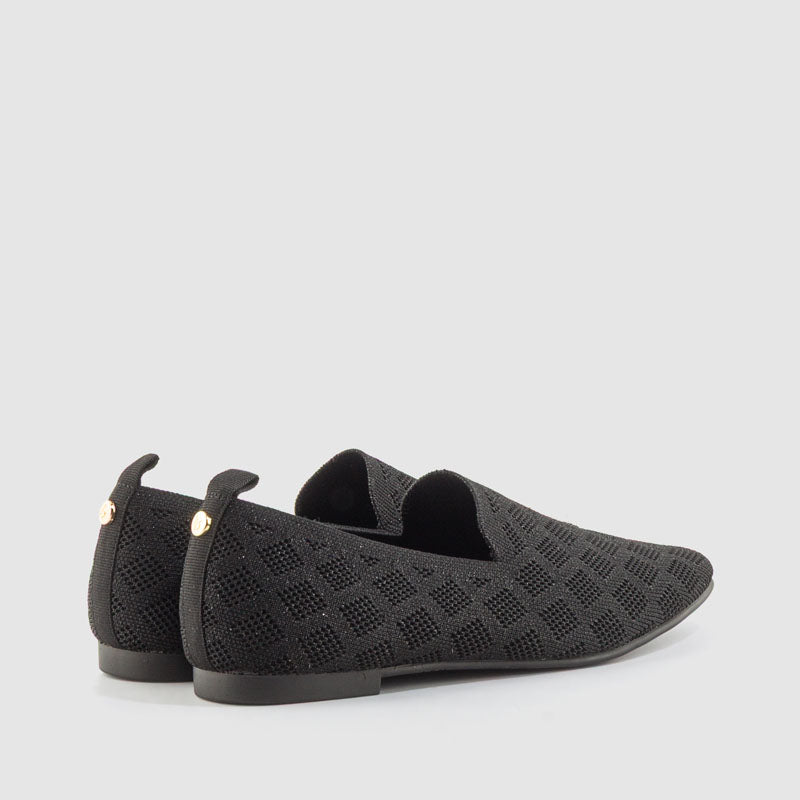 MOCASIN LICRA BRILLO GRIS