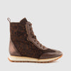 BOTIN PIEL AVELLANA LEOPARDO