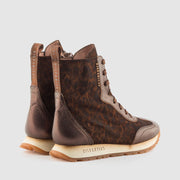 BOTIN PIEL AVELLANA LEOPARDO