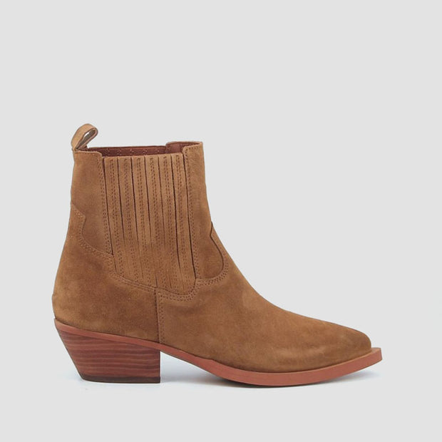 BOTIN COWBOY SERRAJE CUERO