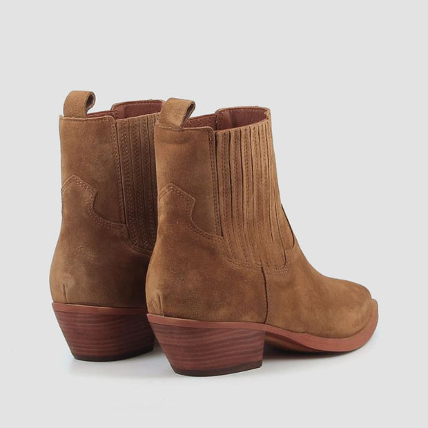 BOTIN COWBOY SERRAJE CUERO