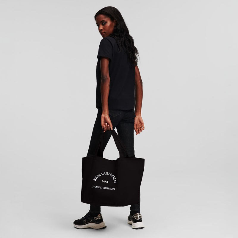 BOLSO KRSG CANVAS SHOPPER BLACK