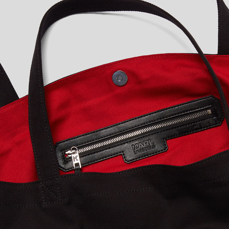 BOLSO KRSG CANVAS SHOPPER BLACK