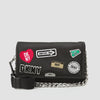 BOLSO NYC SHOULDER BLACK SILVER