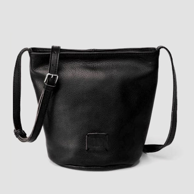 BOLSO CUBO SERRAJE NEGRO