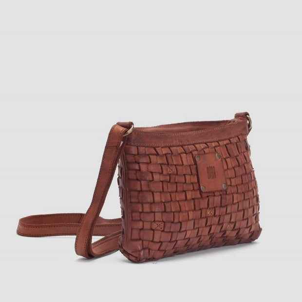 BOLSO MINIBAG TRENZA CUERO