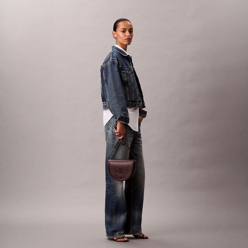 BOLSO SADDLE  BOLD FUDGE BURDEOS