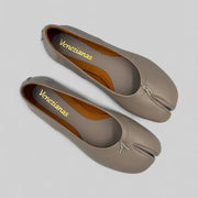 BAILARINA DEDO PIEL TAUPE