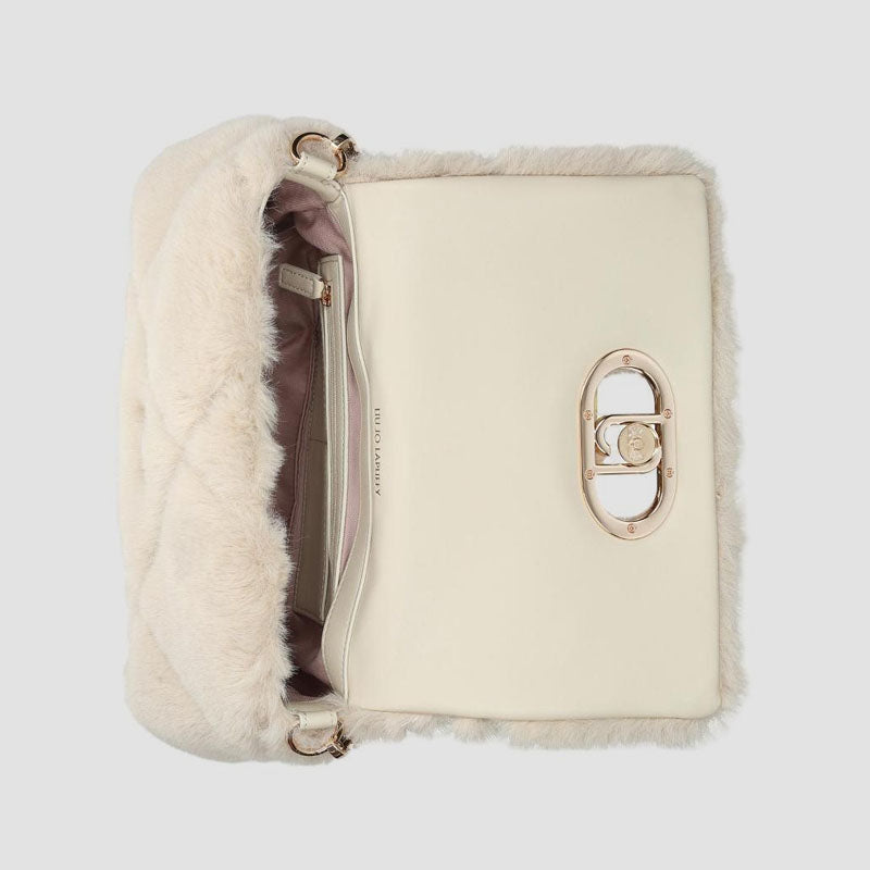 BOLSO CROSSBODY PELO MARMO BEIGE