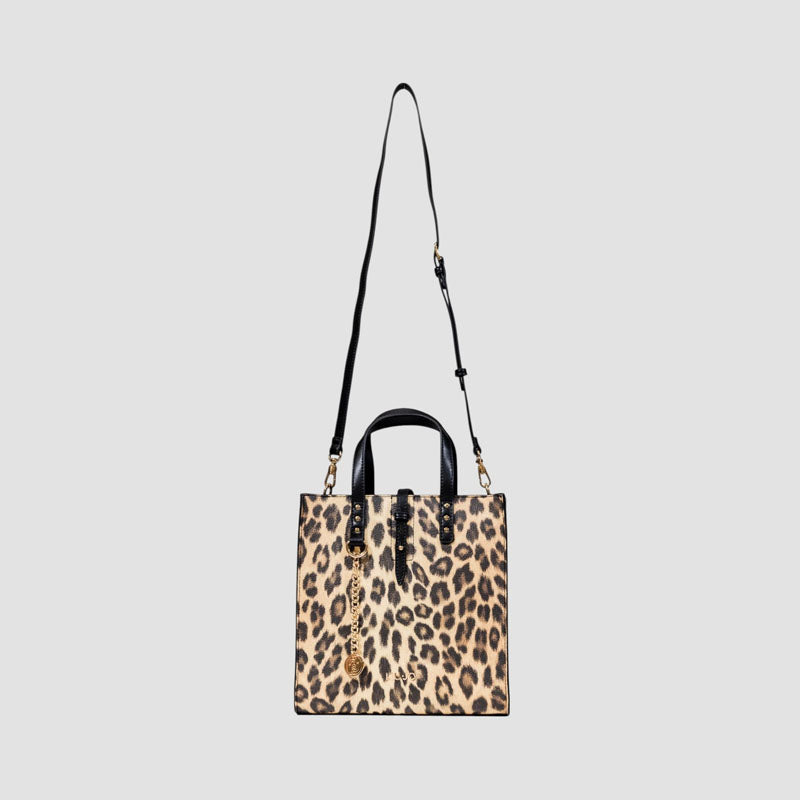 BOLSO TOTE LEOPARDO NATURALE
