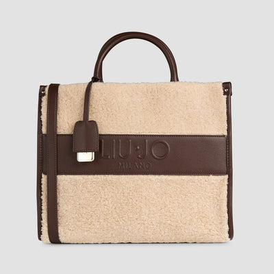 BOLSO TOTE BORREGUILLO MORO