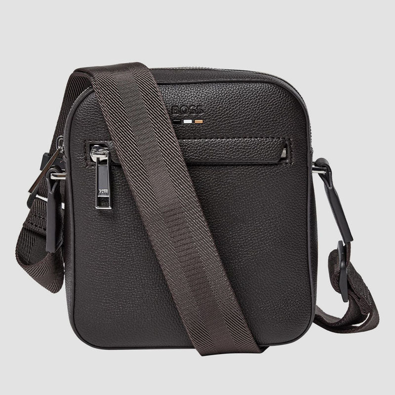 BANDOLERA RAY_NS ZIP N DARK BROWN