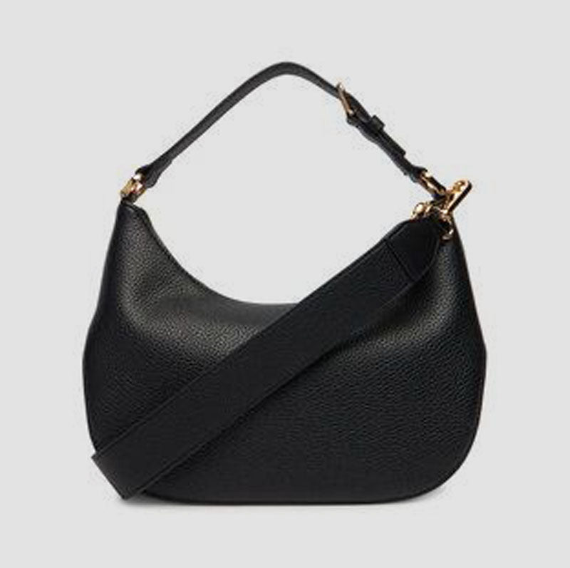 BOLSO PU NERO GALV. ORO