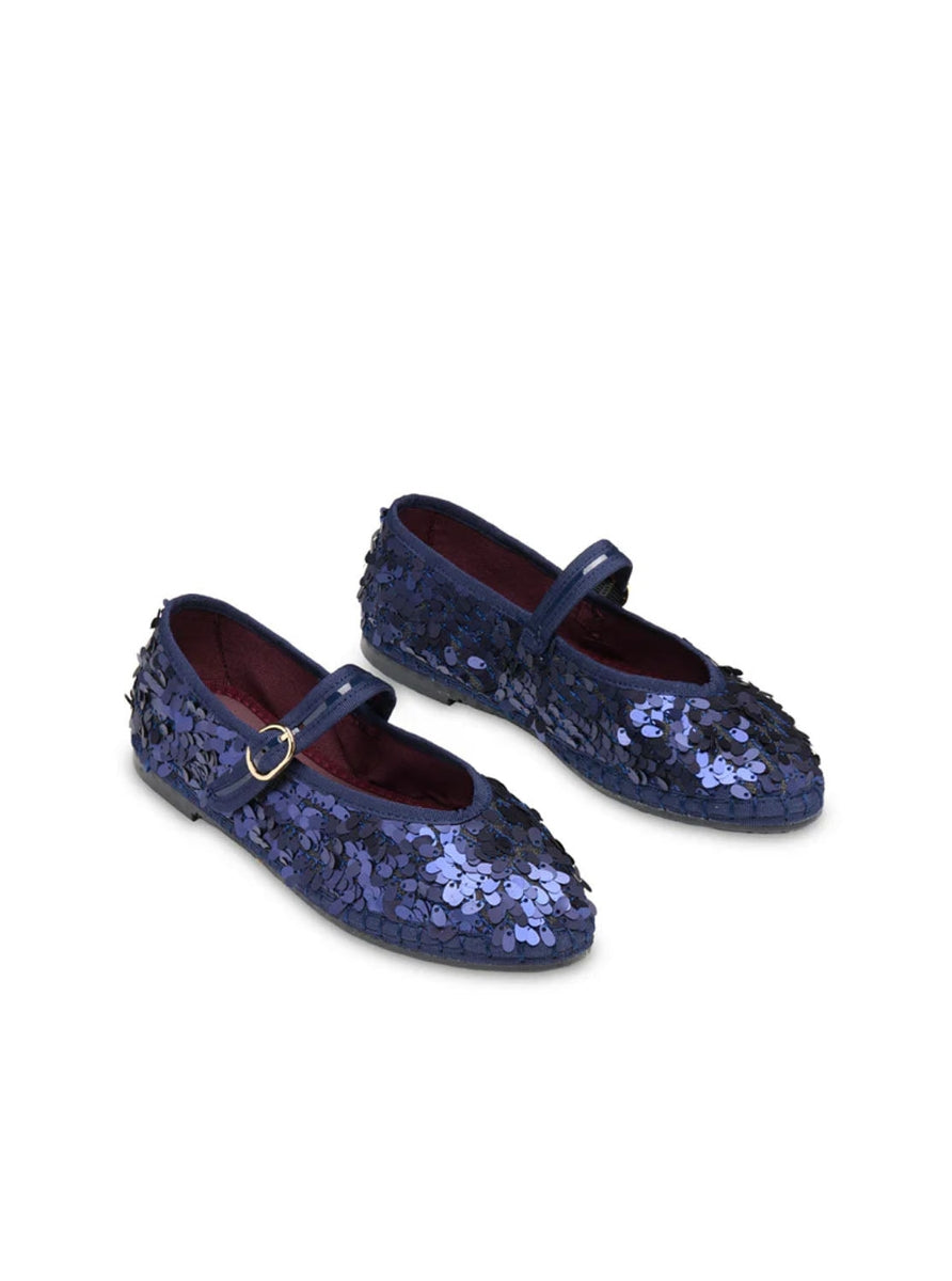FLABE PIERRE SEQUINS  NAVY-1