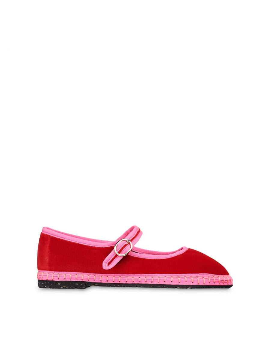 FLABE MARY JANE AURELIE  RED PINK -0