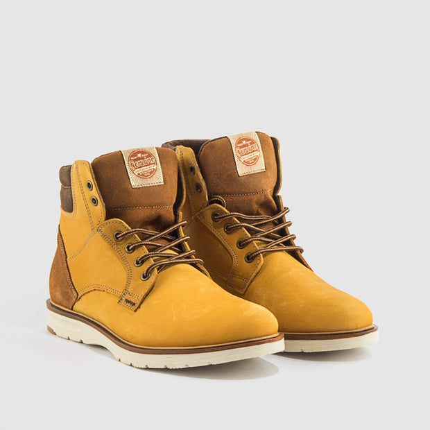 Botin Pagan Nobuck Mostaza