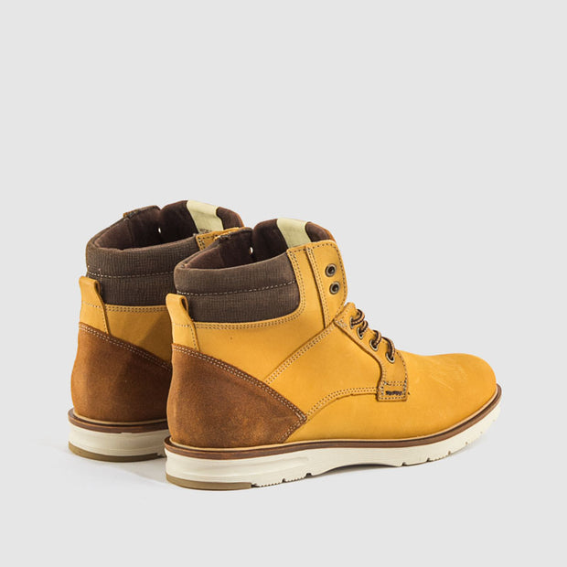 Botin Pagan Nobuck Mostaza
