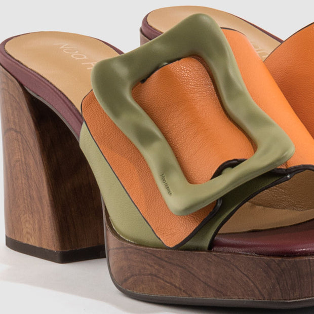 Sandalia Zafira Multi Naranja